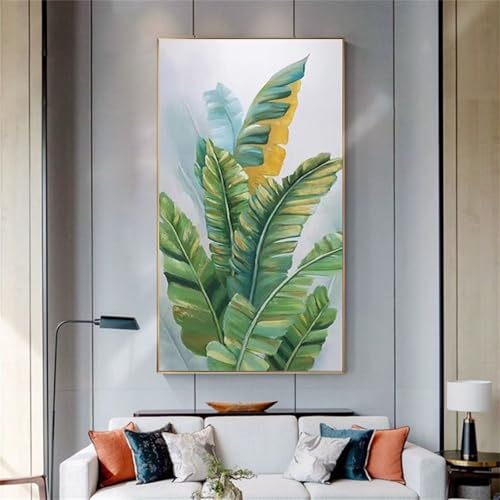 Broderie diamant grand format 30x90cm avec toile abstraite DIY pour décoration murale