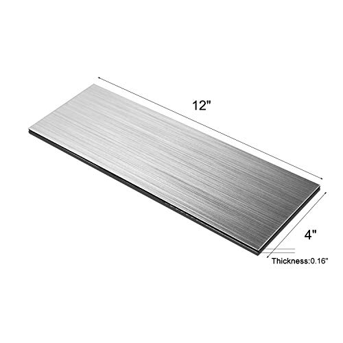 Art3d 4" x 12" Peel and Stick Stainless Steel Metal Tile for Kitchen, Subway Backsplash (15 Pack) by Art3d - Image 2