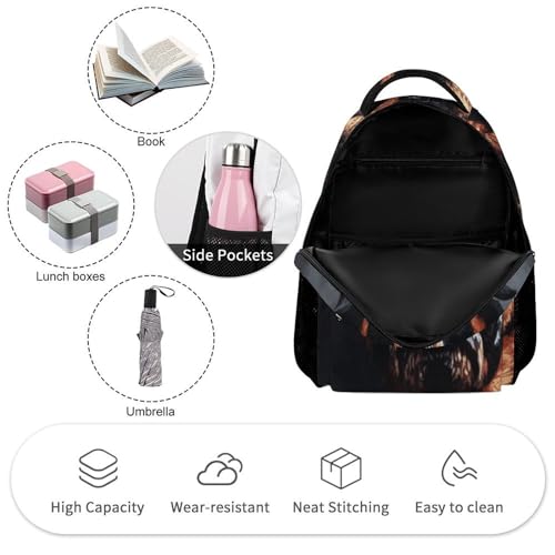 Carry on Backpack,Cool Rottweiler Dog Art Print Backpack,classical Travel Backpack,backpack with Pocket,unisex Travel Work Bag3