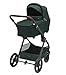 Maxi-Cosi Oxford Plus Baby Kinderwagen, 2-in-1 Set, mit Babywanne, 0–4 Jahre, 0–22 kg, kompakt zusammenklappbar, Sanfte Federung, 3 Liegepositionen, 10 kg großen Aufbewahrungskorb, Twillic Green
