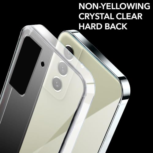 Image of DIZORO Compatible with Samsung Galaxy S21 fe 5G Back Cover Case Clear,[ Anti Yellow ][Military Grade Protection] Hard PC Back Cover Transparent