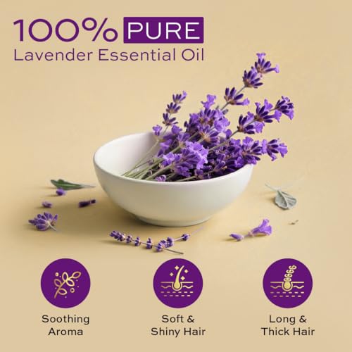 Image of Parachute Advansed Lavender Essential Oil 14ml | 100% Pure | For long & thick hair | Soothing Aroma | Soft & Shiny Hair | Promotes Healthy-Looking Hair