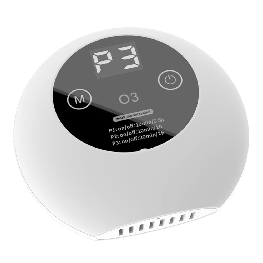 TOTMOXPlug in Indoor Sterilization Ozone Generator Air Purifier, Sterilization Sterilizer for Wardrobe Shoe Cabinet Pet Room Deodorization, White