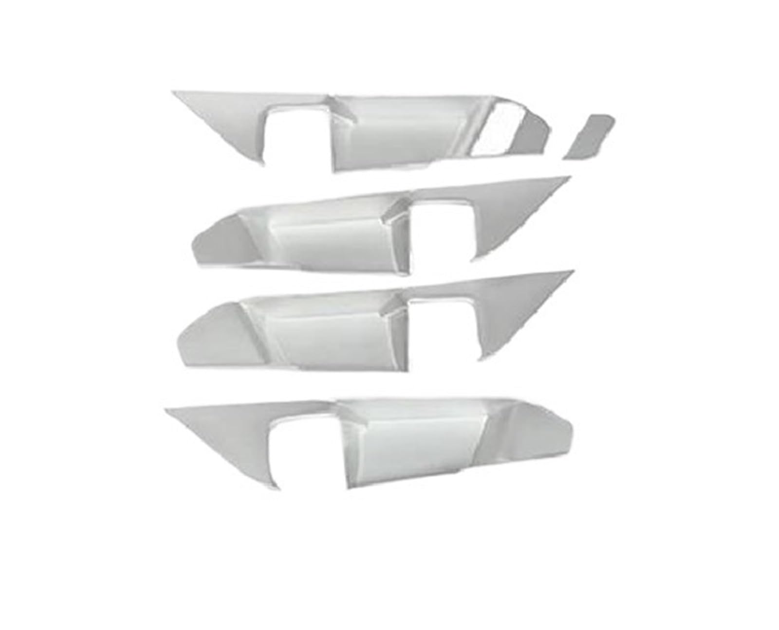 JUNOOS Car Interior Mouldings for Toyota for RAV4 XA50 Hybrid 2019 2020 2021 2022 2023 2024 Car Inner Door Handle Bowl Frame Cover Trim(Silver)