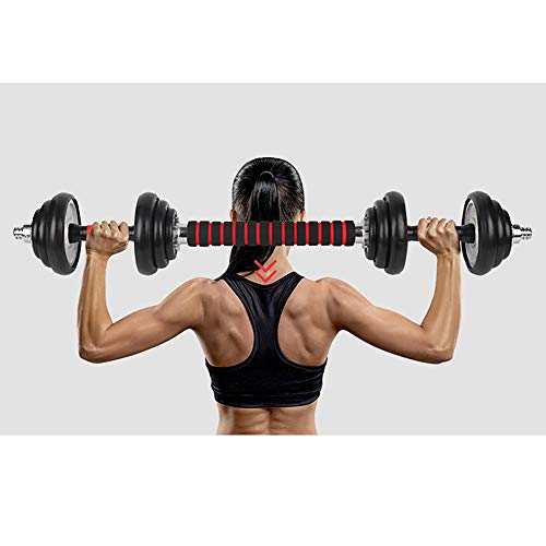 Plating halter een paar 15kg / 20kg halter afneembare halter fitnessapparatuur thuisoefening arm spier halter mannen en… - Afbeelding 6