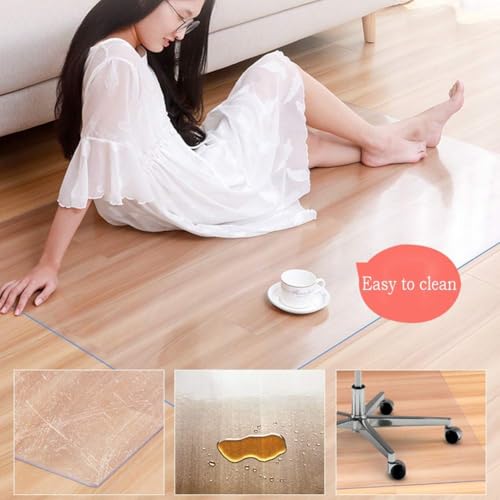Moquettes transparentes ZRUYI de haute qualité indéformable en PVC - 4