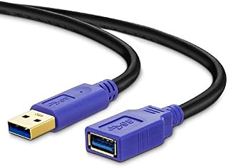 USB 3.0 Extension Cable 20Ft, USB 3.0 Extender Cord Type A Male to
