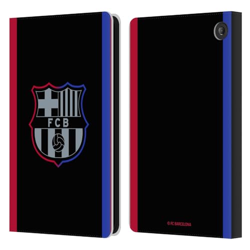 Coque portefeuille Amazon Fire 7 2022 antichoc FC Barcelona 2024/25 en cuir