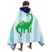 Poncho da bagno per bambini, 100% cotone, asciugamano da spiaggia per bambini, impermeabile, assorbente e morbido, per ragazzi e ragazze, 2 – 8 anni