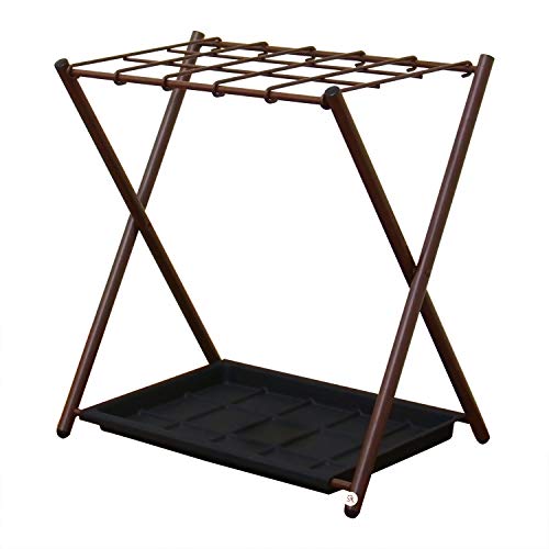 Gl Global Life Folding Umbrella Storage Stand Rack Holder Organizer Bin For Entryway Home Commercial Office Décor With Drip Tray #TOP17