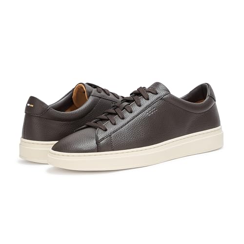 Image of BOSS Men's Kieran Smooth Leather Tennis Sneaker