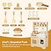 Play Kitchen for Kids, Wooden Play Kitchen Set with Realistic Features, Small Play Kitchen Toy Designed Ideal for Toddlers, for Ages 3+