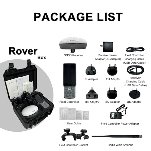 Image of SMA20RTK Rover, PPK PPP IMU NOAA certificated GNSS Land Surveying Rover,Software,1408channes, Connect CORS for Correction,1 inch Accuracy PPK Calculation (Exclude Pole)