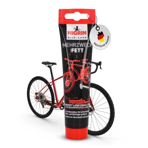 NIGRIN BIKE-CARE Mehrzweck-Fett | 100 g Tube | Schmierfett für Fahrrad | auch für Hobby und Werkstatt | Harz- und Silikonfrei |