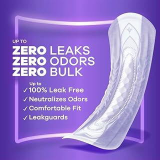 Always Discreet Adult Incontinence Pads for Women, Drier, 6 Drop Long Length, Extra Heavy Absorbency, Pads for Bladder Control Management, Bladder Leaks, & Postpartum Pads, 45ct