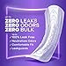 Always Discreet Adult Incontinence Pads for Women, Extra Heavy Absorbency, Long Length, Postpartum Pads, 45 Count