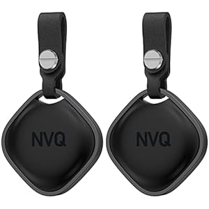 Key-Finder-Bluetooth-Tracker-Locator-Pairs-with-Apple-Find-My-Item-Finder-for-KeysWallet-Pets-Bag-Backpack-and-Suitcase-Smart-Tracker-Tags-Compatible-with-iOS-iOS-only-Deep-Black-2Packs