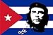 Michael & Rene Pflüger Barmstedt Autoaufkleber Fahne von Kuba mit Che Guevara Sticker Auto Motorrad Aufkleber