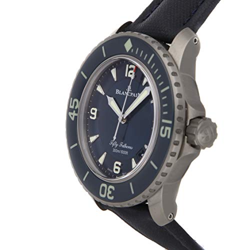 Blancpain Fifty Fathoms Mechanical (Automatic) Blue Dial Mens Watch 5015-12B40-O52A (Pre-Owned)2