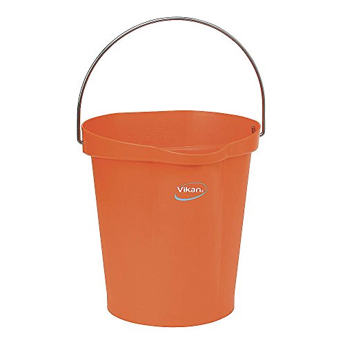 Vikan Remco Pails - 3-Gal. Capacity - Orange - Orange