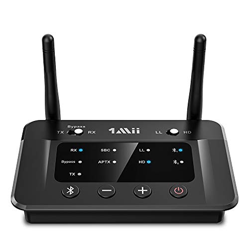 Amazon | 1Mii Bluetooth トランスミッター 5.0 オーディオ レシーバー