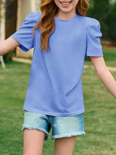 Image of Imily Bela Kids Girls Puff Short Sleeve T Shirts 5-14 Years
