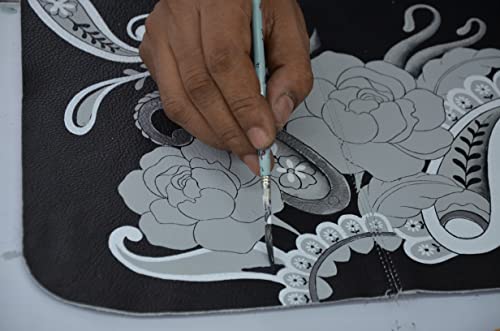 Anna by Anuschka Large Tote, Peonies and Paisley Black4