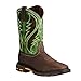 Ariat Mens WorkHog Wide Square Toe VentTEK Composite Toe Work Boot Bruin Brown/Grass Green 11