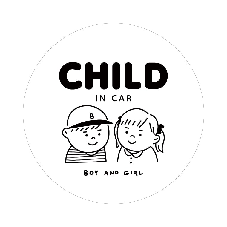 オーダーOK！ 車 ガラス 営業時間 ステッカー child in car Amazon.co.jp: 車 ステッカー Child In Car チャイルドインカー 子供