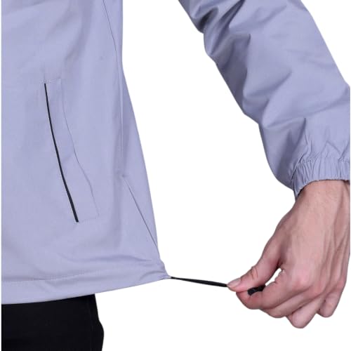 Image of TFA Mens Windcheater Jacket |Zip Closure| Sports Wear| Water Resistant |Rainy Season | Reflector