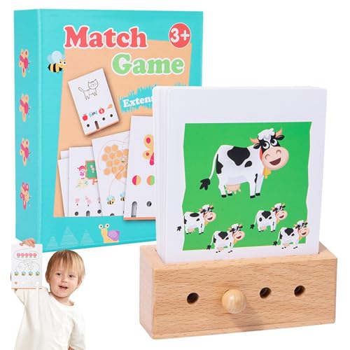 Juego De Cartas De Animales para Emparejar - Educativo E Imaginativo | Cartas De Emparejar Animales Juguete Infantil | para Niños Niñas Hogar Aula Viaje Jardín De Infancia Viajes En