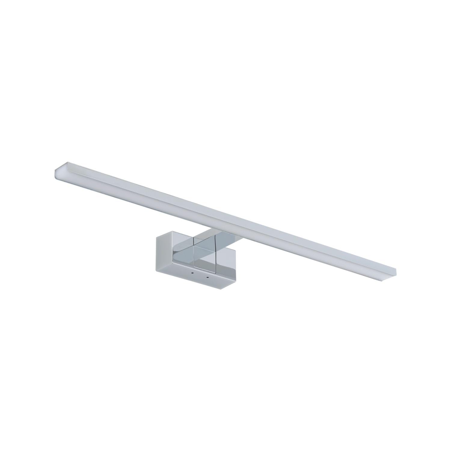 Licht-Erlebnisse LED Wandlampe Badezimmer IP44 Chrom 4000 K 950 lm neutralweiß hell B: 60 cm länglich Aluminium Modern Spiegelleuchte Wandleuchte Bad