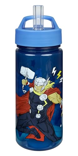 Scooli - Borraccia Marvel Avengers – senza BPA, con motivo Marvel Avengers – ideale per bambini e fan – asilo e scuola – 500 ml