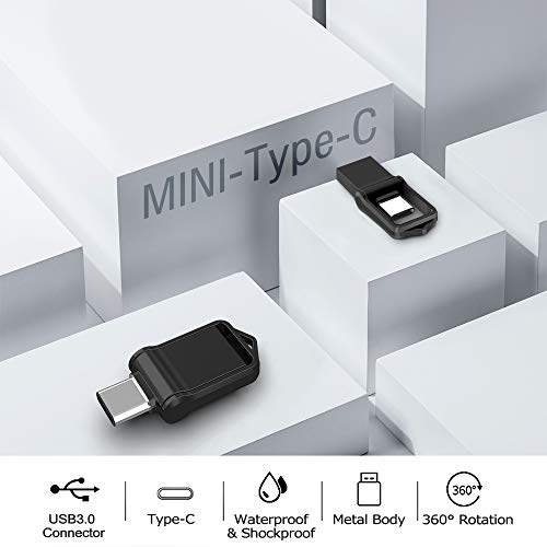 Aiibe USB-Stick, drehbar, bunt 8 128G Mini USB 3.0 – Bild 7