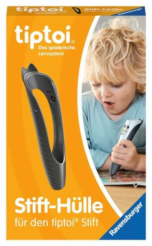 Ravensburger tiptoi 00150 - Étui à Stylo à Changer en Noir - Étui de Rechange pour Stylo tiptoi - Convient aux Enfants à partir de 3 Ans