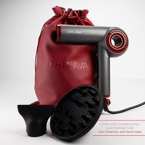 CHI Lava Brushless Motor Hair Dryer, Foldable Design, Faster, Quieter Drying, Reduces Frizz & Enhances Shine, Customizable Heat & Speed Settings - image 8