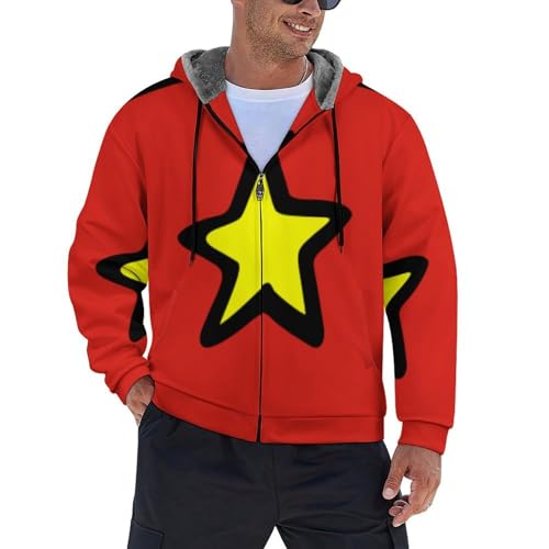Veste polaire homme zippée vietnam sweat chaud à capuche doublé poches