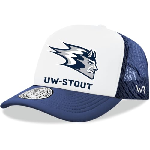 W Republic Wisconsin Stout Blue Devils Jumbo College Cap miniatura 1