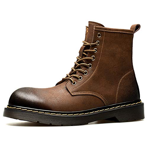 HealHeatersⓇ Trekkingstiefel Für Männer rutschfest Und Verschleißfest Herren Trekking Wanderhalbschuhe Arbeitsschuhe Im Freien Braun,38