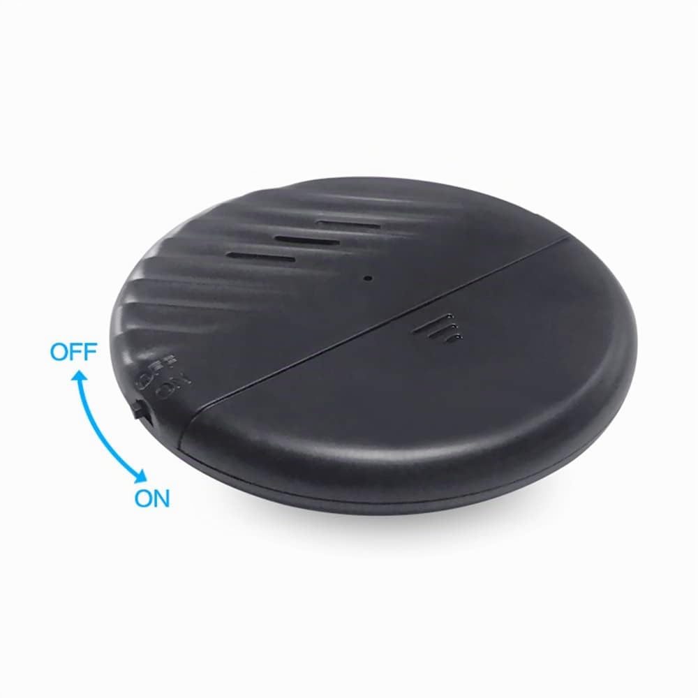 Allarme Porta Finestra con Sensore di Vibrazione Nero 4 Confezioni 125dB Rilevatore di Antifurto Rottura Vetri Sottile Sensibilità Regolabile Indicatore LED Luce per Sicurezza Domestica