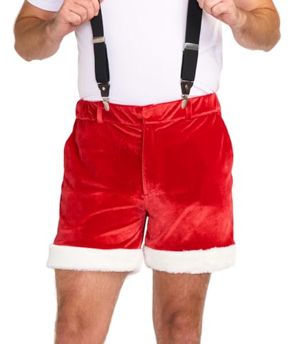 Short de Noël pour homme aux motifs imprimés festifs et colorés signés Tipsy Elves