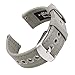 Archer Watch Straps - Bracelet de Montre en Toile pour Homme et Femme - Bracelet de Rechange Canvas (Gris Cendré, 20mm)