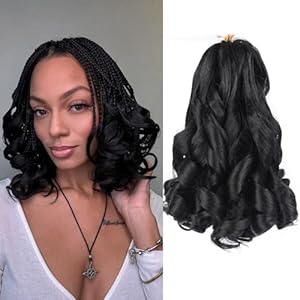 French Curl Braiding Hair 10 Inch C...