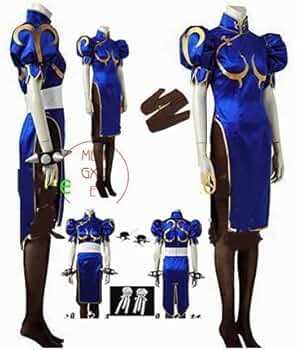 春麗チュンリーコスチュームセット Amazon.co.jp: 【Sanjucos】 ストリートファイターV 春麗