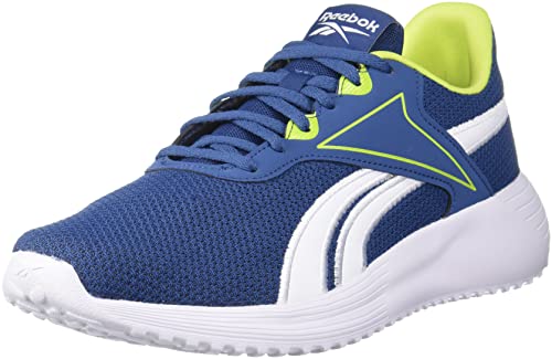 Image of Reebok mens Reebok Lite 3.0 batik blue /acid yellow /ftwr white Running Shoe - 6 UK (GZ0227)