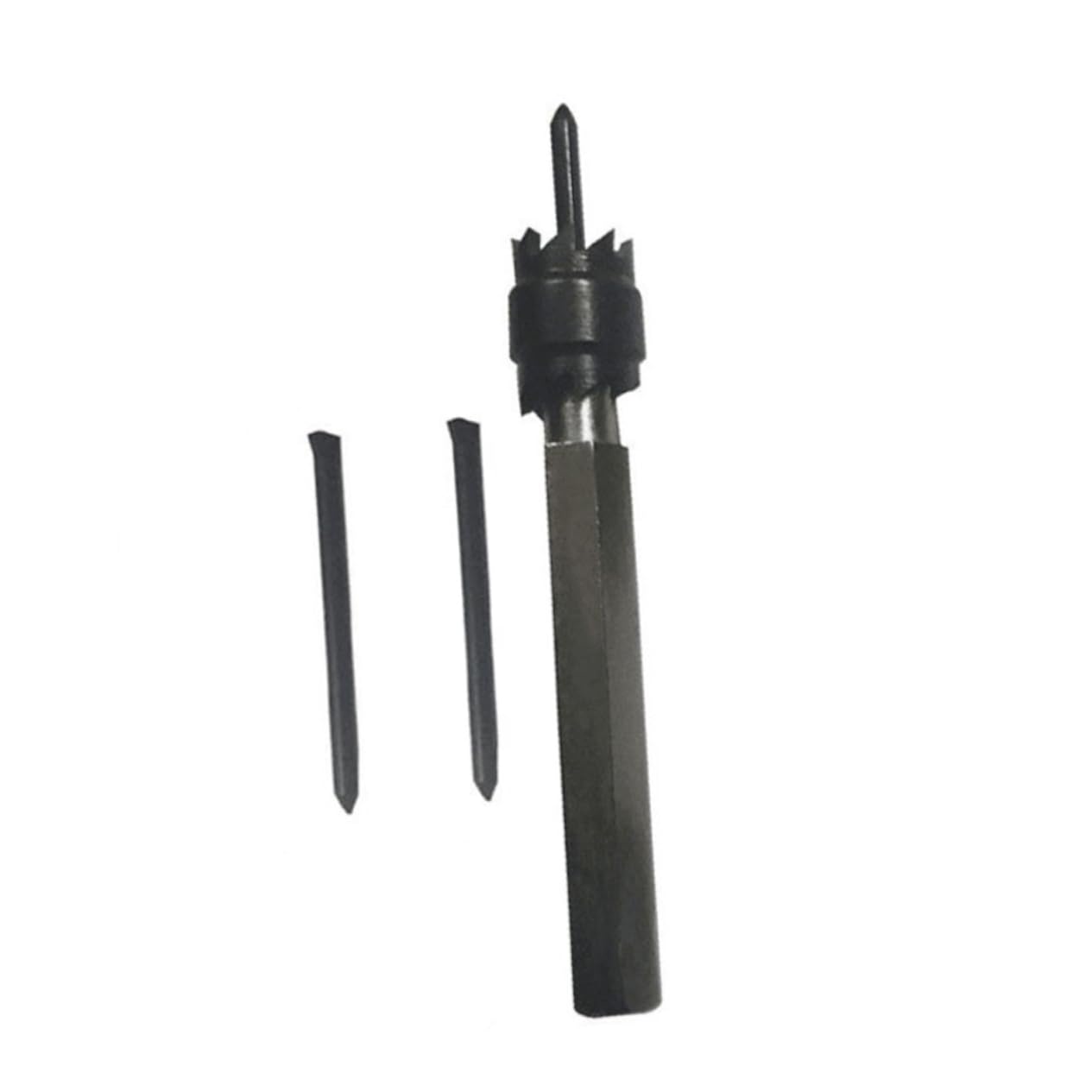 Set di Punte per Trapano Saldatura Punti Doppie 13 Pezzi Inox Nero