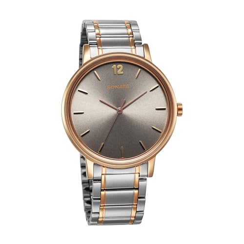 Sonata Utsav Quartz Analog Silver Dial Stainless Steel Strap Watch for Men-7131KM05 (B0CY5GKV1H) Amazon Price History, Amazon Price Tracker