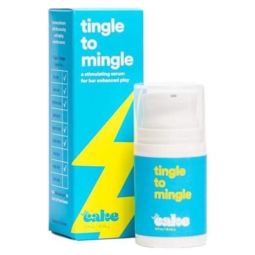 Hello Cake Tingle to Mingle, Tingling Gel for Women - Made with Natural Extracts, Warming and Cooling Gel (0.5 Fl. Oz.)