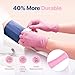 Schneider Nitrile Exam Gloves, 4-mil Medical Gloves Disposable Latex Free, Powder Free, Food Safe Glove for Cooking, Cleaning, Examination, Cherry Blossom, Medium, 100-ct Box