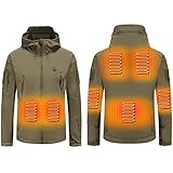 🔥 【Material mejorado】 Utilizando material de poliéster con una densidad un 60% superior a los materiales ordinarios en el mercado, tiene excelentes cualidades a prueba de viento y de mantenimiento del calor. No solo se mantiene caliente, sino que también se siente cómodo al tacto. La chaqueta térmica garantiza comodidad en el frío invierno.